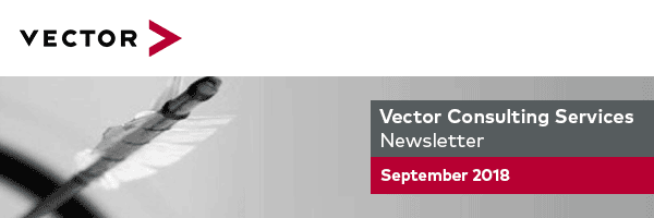 Vector Consulting Services - Newsletter September 2018
